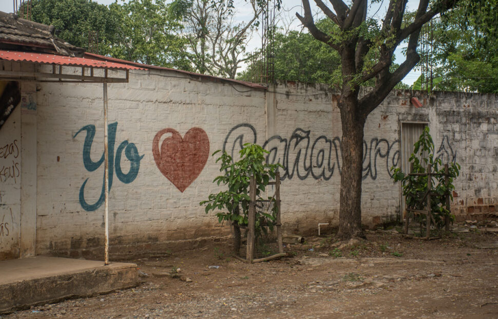 Mural en Cañaverales, La Guajira, Créditos foto: Camilo Ara 